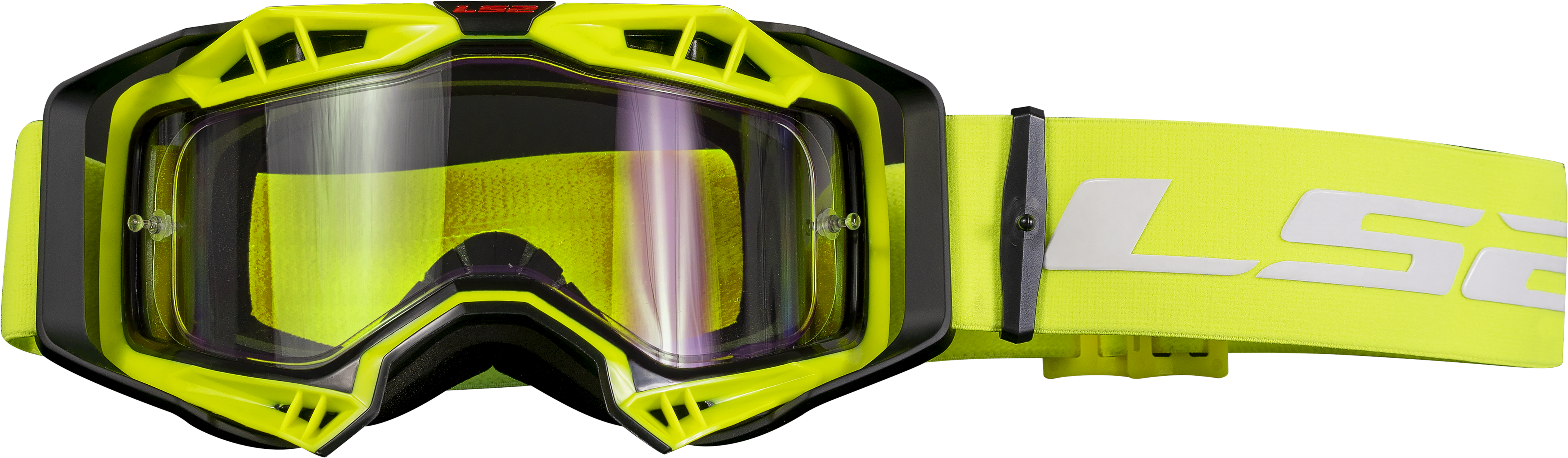 AURA ENDURO GOGGLE BLACK H-V YELLOW